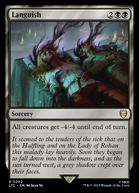 Languish, Magic card LTC 202 — Tales of Middle-earth Commander set