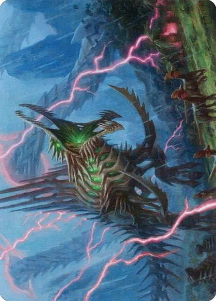 Etali, Primal Sickness // Etali, Primal Sickness, Magic card AMOM 32 — March of the Machine Art Series set