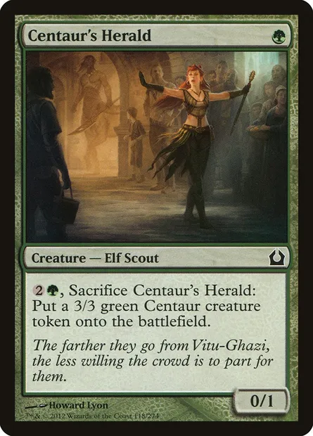 Centaur's Herald, Magic card RTR 118 — Return to Ravnica set