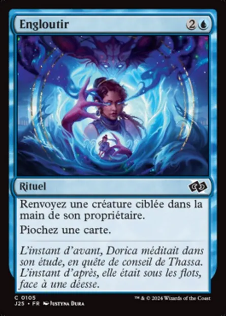 Engloutir, carte Magic J25 105 — extension Foundations Jumpstart