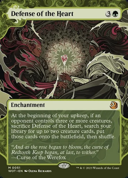 Defense of the Heart, Magic card WOT 51 — Wilds of Eldraine: Enchanting Tales set