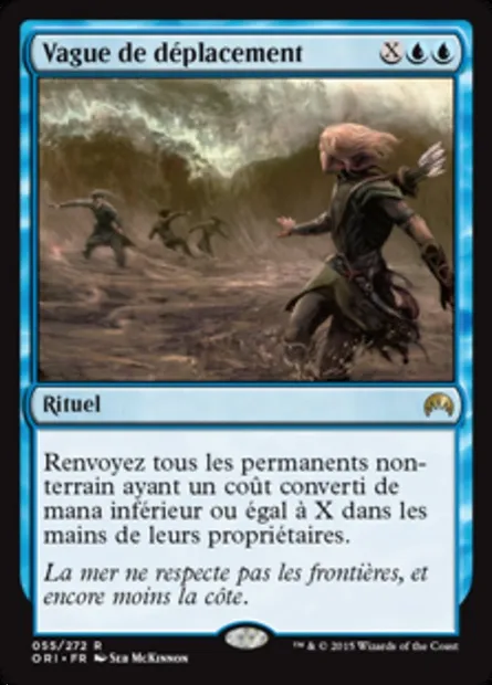 Vague de déplacement, carte Magic ORI 55 — extension Magic Origines