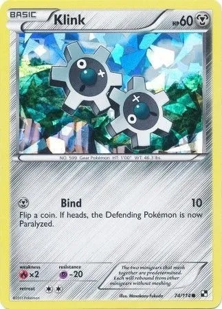 Klink, Pokémon card TDX 074 — Theme Deck & Blisters Exclusives set