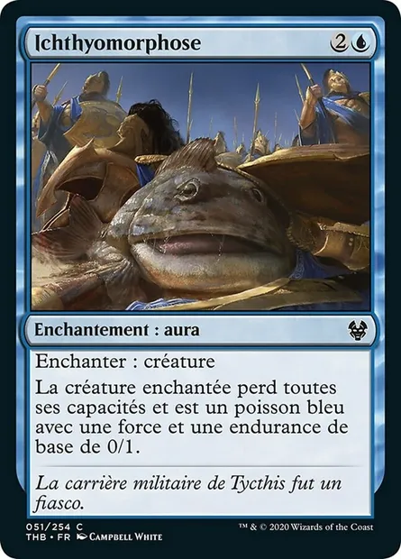 Ichthyomorphose, carte Magic THB 51 — extension Theros Beyond Death