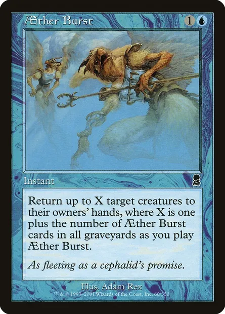 Aether Burst, Magic card ODY 60 — Odyssey set