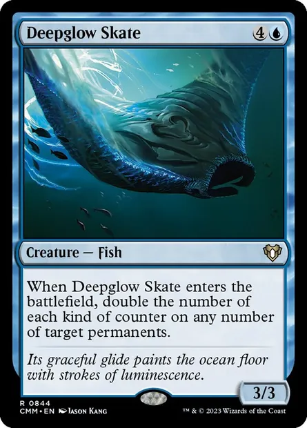 Deepglow Skate, Magic card CMM 844 — Commander Masters set