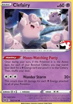 Clefairy, Pokémon card PPS 062-2 — Play! Pokémon Prize Pack Series set