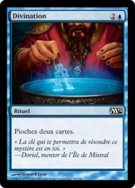 Divination, carte Magic M12 50 — extension Magic 2012