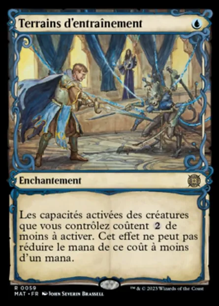 Terrains d'entraînement, carte Magic MAT 59 — extension L'invasion des machines : le jour d'après