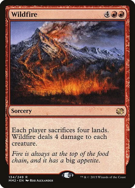 Wildfire, Magic card MM2 134 — Modern Masters 2015 set