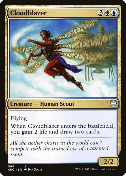 Cloudblazer, Magic card KHC 84 — Kaldheim Commander set