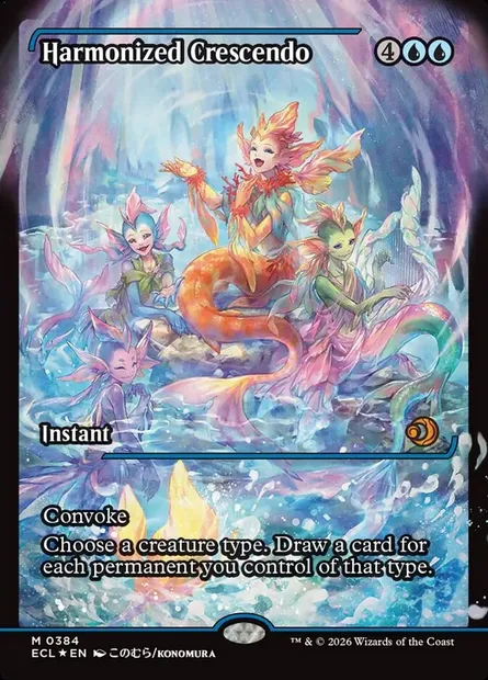 Harmonized Crescendo, Magic card ECL 384 — Lorwyn Eclipsed set