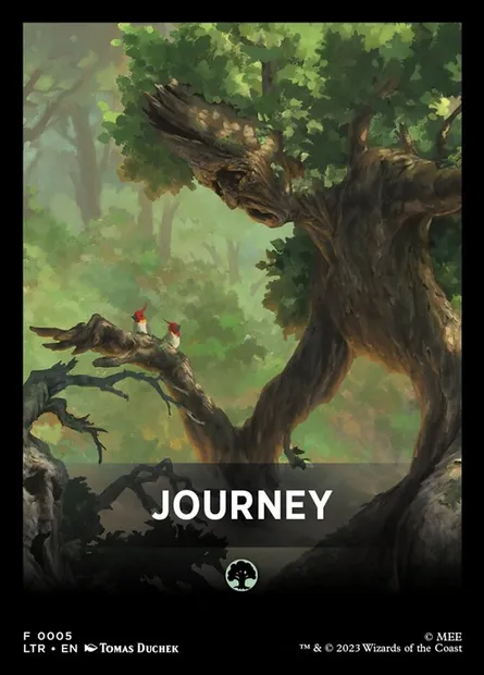 Journey, carte Magic FLTR 5 — extension Tales of Middle-earth Front Cards