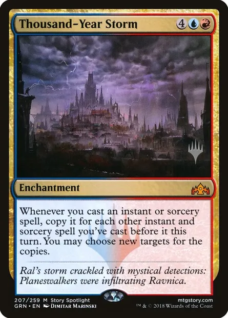 Thousand-Year Storm, Magic card PGRN 207p — Guilds of Ravnica Promos set