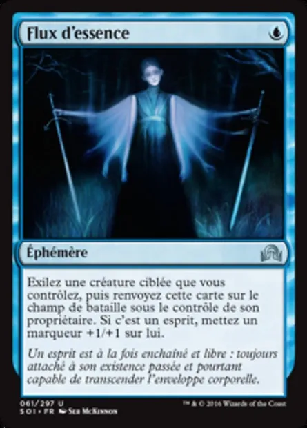 Flux d'essence, carte Magic SOI 61 — extension Ténèbres sur Innistrad