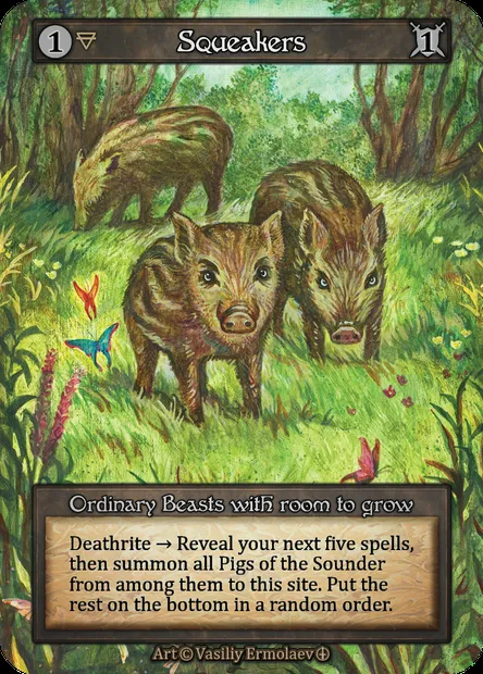 Squeakers, Sorcery card ATH 093 — Arthurian Legends set