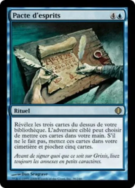 Pacte d'esprits, carte Magic ALA 38 — extension Les éclats d'Alara