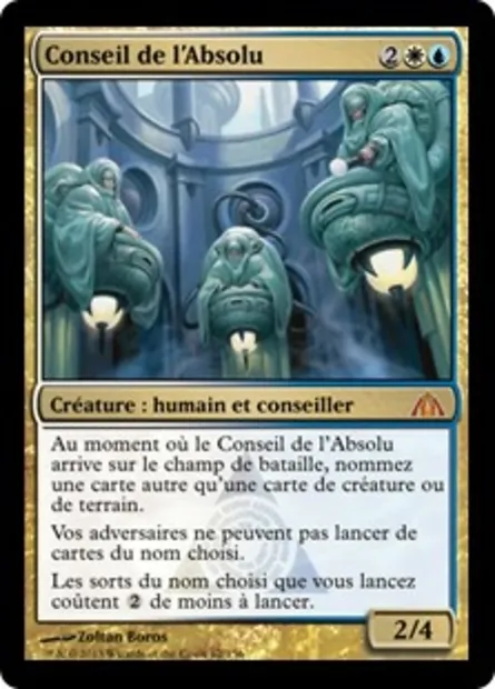 Conseil de l'Absolu, carte Magic DGM 62 — extension Le labyrinthe du dragon