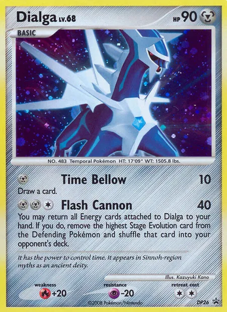 Dialga, Pokémon card DP 26 — DP Black Star Promos set