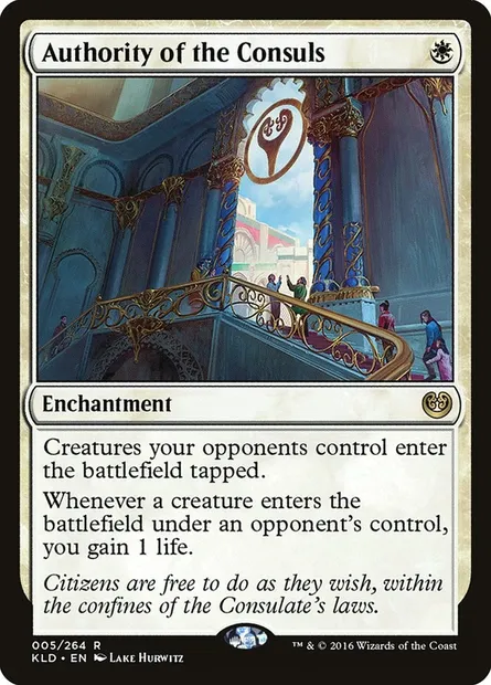 Authority of the Consuls, Magic card KLD 5 — Kaladesh set