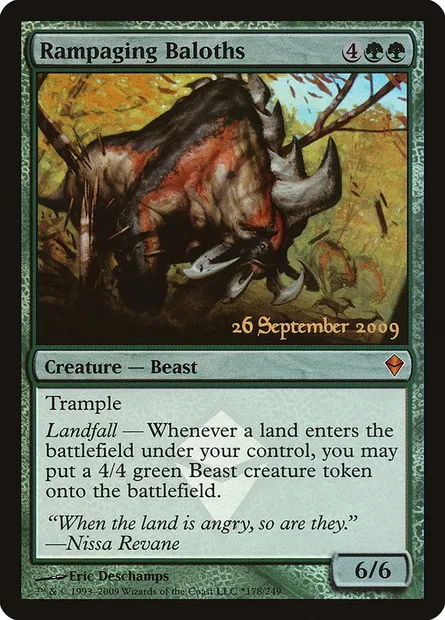 Rampaging Baloths, Magic card PZEN 178★ — Zendikar Promos set
