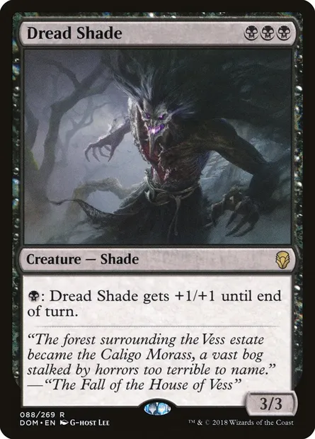 Dread Shade, Magic card DOM 88 — Dominaria set