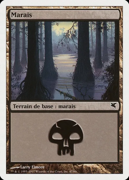 Swamp, Magic card PSAL E47 — Salvat 2005 set