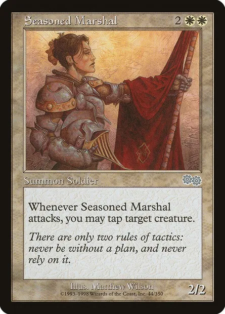 Maréchale Aguerrie, carte Magic USG 44 — extension Epopée d'Urza