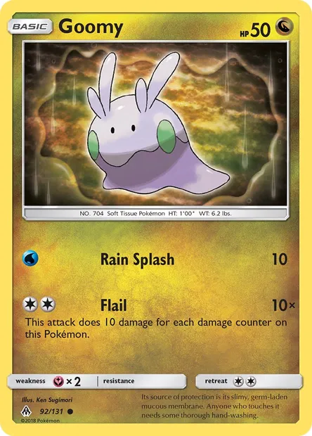 Goomy, Pokémon card FLI 92 — Forbidden Light set