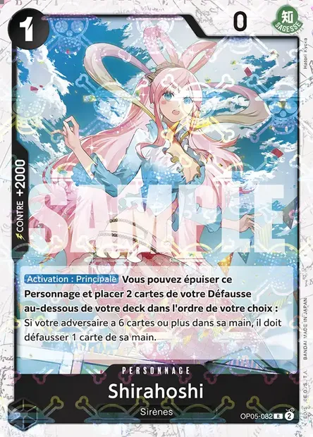 Shirahoshi, carte One Piece OP05-082 — extension AWAKENING OF THE NEW ERA