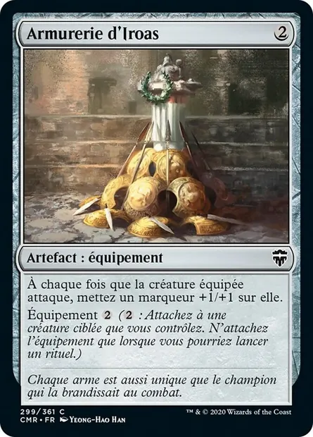 Armurerie d'Iroas, carte Magic CMR 299 — extension Commander Legends