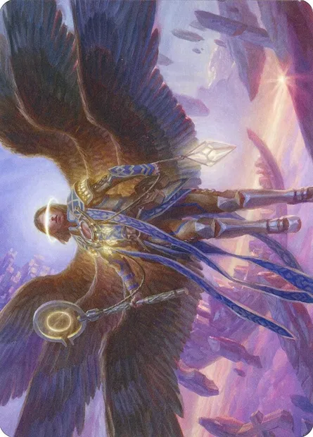 Angel of Destiny // Angel of Destiny, carte Magic AZNR 37 — extension Zendikar Rising Art Series