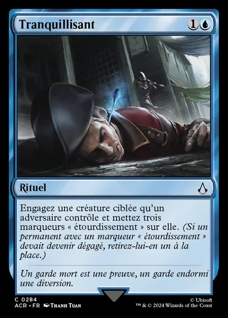 Tranquillisant, carte Magic ACR 284 — extension Assassin's Creed