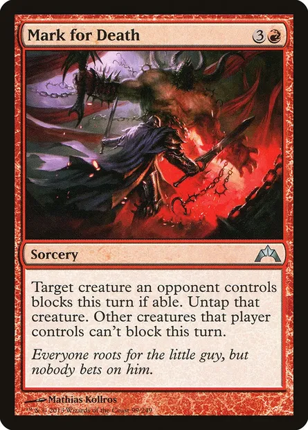 Mark for Death, Magic card GTC 99 — Gatecrash set