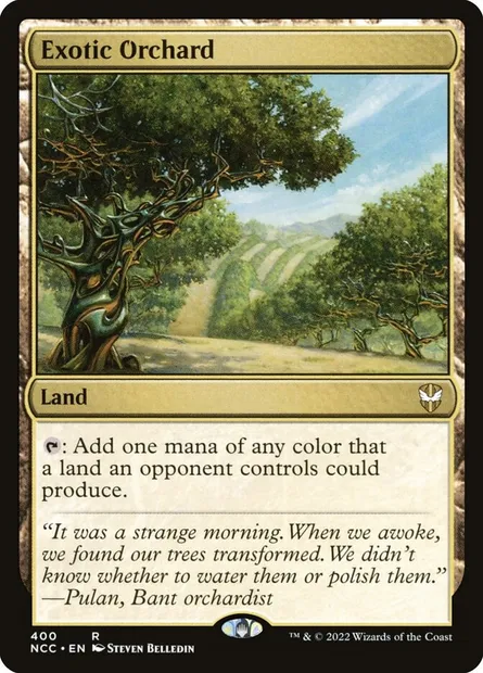 Exotic Orchard, Magic card NCC 400 — New Capenna Commander set