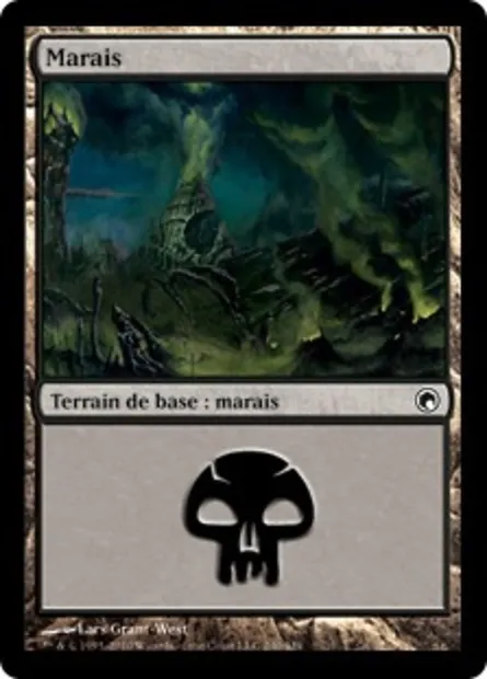 Marais, carte Magic SOM 240 — extension Cicatrices de Mirrodin