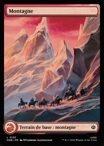 Montagne, carte Magic HOB 197 — extension The Hobbit