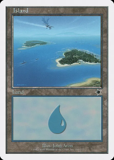 Île, carte Magic S99 160 — extension Starter 1999