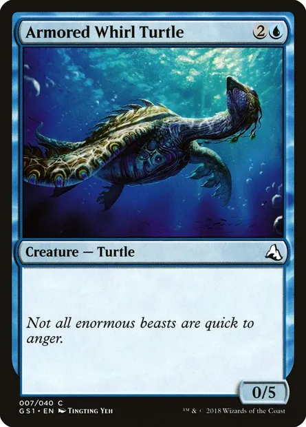 Armored Whirl Turtle, Magic card GS1 7 — Global Series Jiang Yanggu & Mu Yanling set