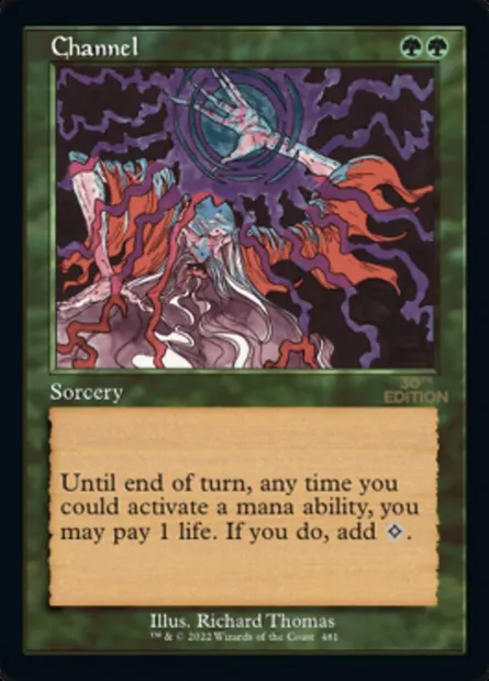 Channel, Magic card 30A 481 — 30th Anniversary Edition set