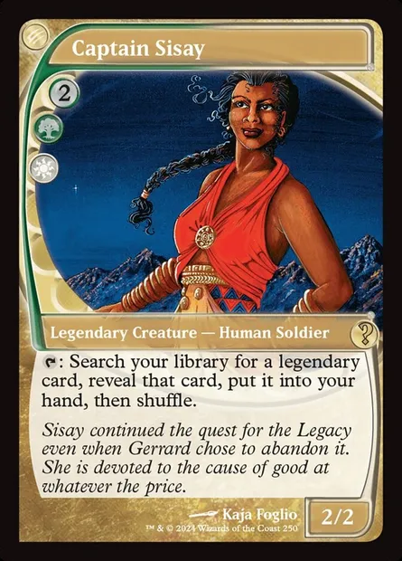 Captain Sisay, Magic card MB2 250 — Mystery Booster 2 set