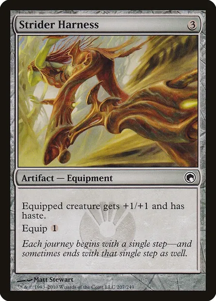 Strider Harness, Magic card SOM 207 — Scars of Mirrodin set