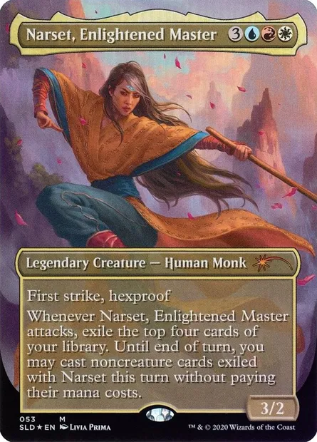 Narset, Enlightened Master, Magic card SLD 53 — Secret Lair Drop set