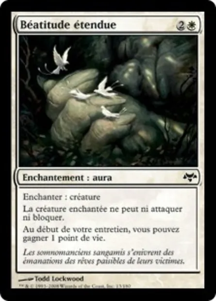 Béatitude étendue, carte Magic EVE 13 — extension Coucheciel