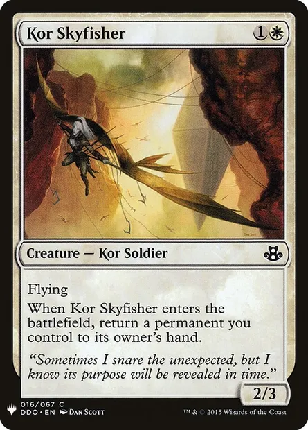 Pêcheuse céleste kor, carte Magic PLST DDO-16 — extension The List