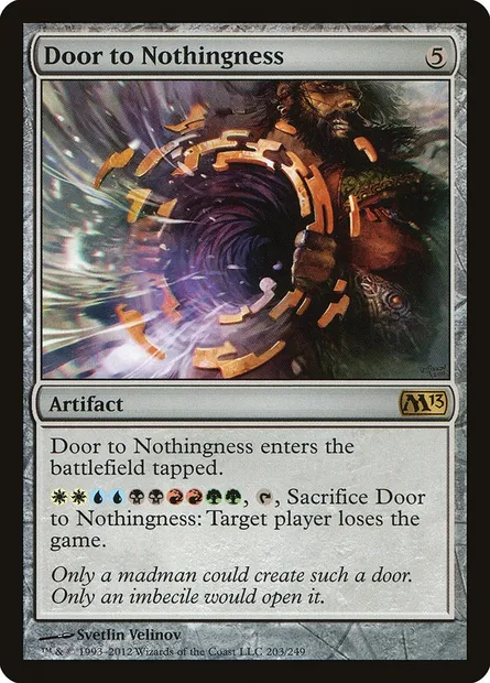 Door to Nothingness, Magic card M13 203 — Magic 2013 set