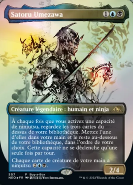 Satoru Umezawa, carte Magic NEO 507 — extension Kamigawa: La Dynastie Néon