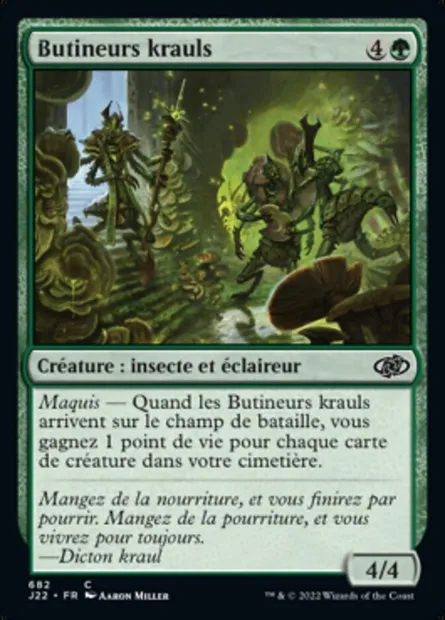 Butineurs krauls, carte Magic J22 682 — extension Jumpstart 2022