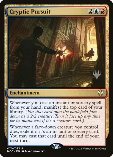 Cryptic Pursuit, Magic card PNCC 70p — New Capenna Commander Promos set