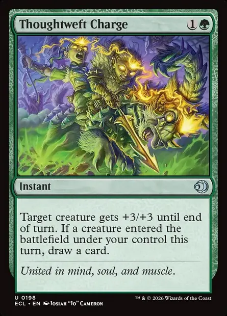 Thoughtweft Charge, Magic card ECL 198 — Lorwyn Eclipsed set